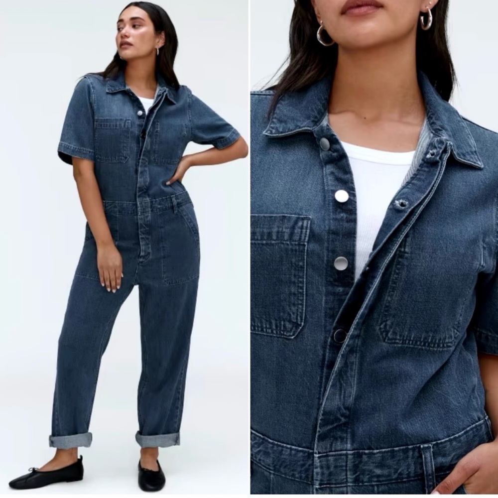 Everlane The Super Soft Summer Jean Coverall Size 4